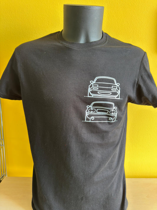 T-Shirt - Mazda Mx-5 - Nero